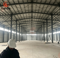 Nave Industrial Prefabricada de Acero, Resistente al Viento, Nieve y Lluvia, para Proyectos Reales, de Gran Tamaño