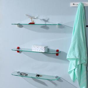 Paire de pinces pour étagère midi en aluminium, support <span class=keywords><strong>d</strong></span>'étagère en verre métallique pour la cuisine et la salle de bain - Product Image 3