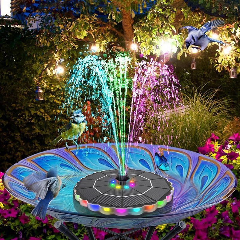 LED Colorful Water Floating Pump Fountain Light for Pool Swimming Pool Spa Pond Outdoor Garden Villa Hotel Yard