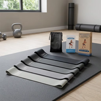 Set Alat Fitness Ringan dari Silikon & Besi: Dumbbell Pemberat Pergelangan Kaki dengan Logo Kustom, Matras Yoga, Bola Yoga, & Ring Pilates
