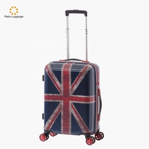 Tùy chỉnh du lịch hành lý trường hợp unisex hành lý phổ bánh xe PC vỏ cứng câm hành lý dây kéo Vali phụ nữ - Product Image 1