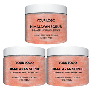 Gommage corporel au sel de l'Himalaya GreenLem, acide kojique, exfoliant, lubrifiant, nettoyage en profondeur, extrait de plantes, bain au café - Product Image 5