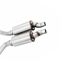 MPER pour Audi A6 A7 C7 Tuyau avant sport en acier inoxydable T304 Son agressif Plug and Play Amélioration des performances
