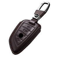Housse de clé de voiture adaptée aux BMW Série 5, Série 3, 525, GT, Série 7, Série 1, Série 6, X1, X2, X3, X5, X6, porte-clés, haut de gamme