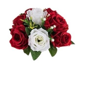 Bola de Flores de Rosa de Seda Artificial para Decoración de Columnas Romanas en Bodas, Autos de Boda, Salones de Fiesta y Eventos, Venta al por Mayor de Artículos Florales - Product Image 4