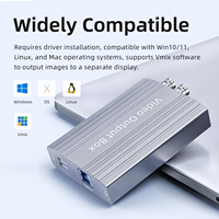Unisheen - Caja de Salida de Video Profesional de 1080P y 60FPS con Doble Canal USB a HDMI SDI para Transmisión en Vivo VMix, Estudio de Transmisión