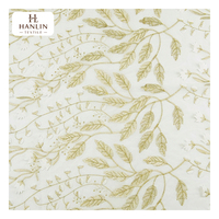 Tissu brodé 100% coton tissé avec motif floral en relief pour robe et chemisier, vente en gros, tissu brodé fleuri 3D