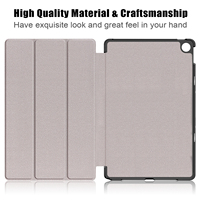 NET-CASE Tablet PC, Sarung HP 10.4 Inci untuk OPPO Realme Pad Tahan Debu dan Anti Syok Lipat Tiga