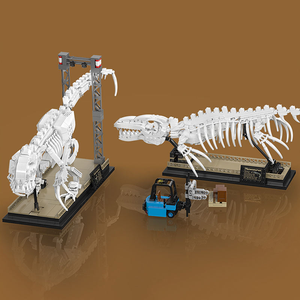 ตัวต่อ Mould <span class=keywords><strong>King</strong></span> 29005 1418 ชิ้น ชุดจูราสสิคเวิลด์ ฟอสซิลไดโนเสาร์เวโลซีแรปเตอร์สีดำ ของเล่นเสริมพัฒนาการ ของขวัญเทศกาล - Product Image 3