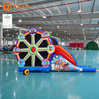 Ceyu Prix usine Commercial Château gonflable commercial en PVC avec grande roue et toboggan