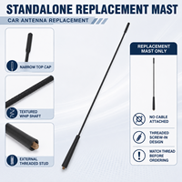 Antenne de voiture universelle longue et flexible, mât fileté, antenne de toit de remplacement OEM personnalisée pour voiture, SUV, camion