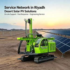 APCOM Impianto di Perforazione Solare per Pali Fotovoltaici, Macchina Perforatrice Cingolata per Fondazioni Solari in Arabia Saudita - Product Image 4