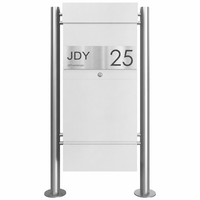 Boîte de livraison de colis extérieure JDY avec poteaux de support en acier inoxydable, robuste, autoportante, anti-vol