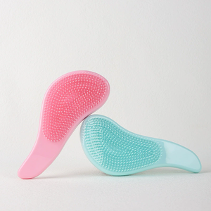 Peigne de massage en silicone rose, grande taille, doux pour la peau, style mignon pour adultes, utilisation à domicile - Product Image 2