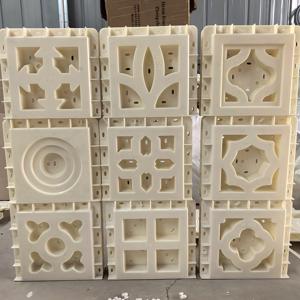 Nuevo Molde de Bloque de Plástico ABS Resistente Reazone RZR 2026 de 30*30*10cm para Moldeo de Hormigón de Pilar de Puerta Exterior - Product Image 1