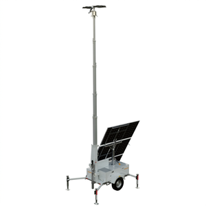 <strong>Solar</strong> DC Power Station Mobile Trailer <strong>Light</strong> Tower IP66 LED System 160000lm For Parking Lot Emergency &amp; Outdoor Events - Product Image 6