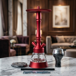 Set de Hookah Portátil de Aleación de Aluminio, <span class=keywords><strong>Kit</strong></span> de Shisha Árabe para Club Nocturno, Venta al Por Mayor, Fabricante con Logotipo Personalizado - Product Image 2