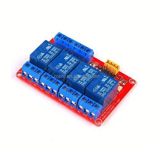 โมดูลไดรฟ์ PLC แบบทริกเกอร์ระดับสูงและต่ำ 5V 12V 24V บอร์ดควบคุมรีเลย์ โมดูลรีเลย์แม่เหล็กไฟฟ้า 4 ช่อง - Product Image 4