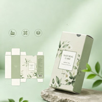 Boîtes en carton écologiques, boîtes en papier avec gaufrage et impression de logo en couleur pour les cosmétiques, les savons et les flacons de vitamines, boîte vide