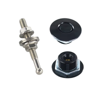 Universelles 32mm/1.25 Druckknopf-Billet Motorhauben-Verschluss-Kit aus Aluminium, Schnellverschluss für Motorhauben und Exterieur-Zubehör