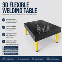 Plateforme de soudage modulaire 3D industrielle, table de soudage 3D nitrurée anti-corrosion pour le soudage des métaux