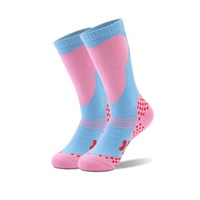 Chaussettes de ski pour enfants Chaussettes de sport d'hiver anti-odeurs avec serviette chaude en laine épaisse