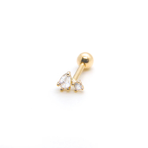 ROXI Pendientes Pequeños de Plata 925 con Zirconia en Forma de Gota para Mujer, Tendencia 2021 - Product Image 1