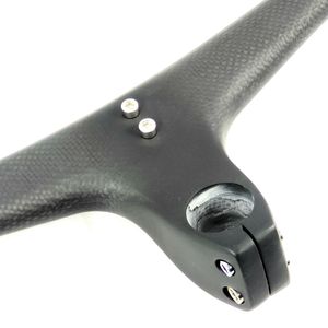 BIKEDOC HB11 – <span class=keywords><strong>guidon</strong></span> et tige de vélo en fibre de <span class=keywords><strong>carbone</strong></span> 3K mat et brillant, barre de <span class=keywords><strong>vtt</strong></span> <span class=keywords><strong>intégrée</strong></span> - Product Image 3