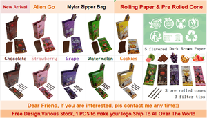 Alien Go - Bolsas de Mylar con Cierre y Logotipo Personalizado, con Sabor a Sandía, para Conos y Puntas de Papel, Pre-Rolls para Fumar - Product Image 6