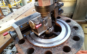 Hiệu quả cao Tự động thức ăn ID gắn 50-508 mét Điện mặt bích phải đối mặt với máy Mặt bích facer - Product Image 3