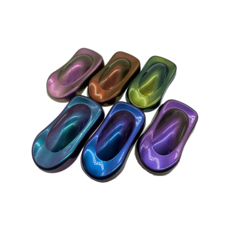 Hoge Kwaliteit Nieuw Product 12 Kleuren Regenboog Mica Kameleon Parel Poeder Pigment Voor Coating