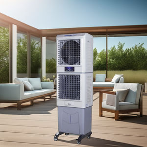 Ventilateur rafraîchisseur d'air évaporatif industriel portable d'extérieur sur pied - Product Image 1