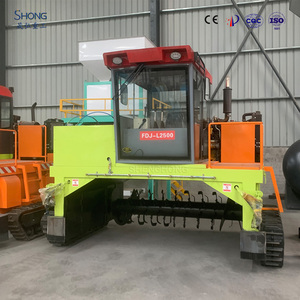 Équipement de fermentation <span class=keywords><strong>pour</strong></span> compostage des déchets alimentaires, <span class=keywords><strong>engrais</strong></span> organique, retourneur de compost à chenilles, mélangeur <span class=keywords><strong>pour</strong></span> la fabrication d'<span class=keywords><strong>engrais</strong></span> organique - Product Image 2