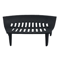 Grille de foyer classique en fonte haute résistance CMC avec support surélevé pour bois de chauffage, pour foyer en briques domestique, approvisionnement direct usine