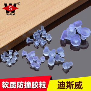 Almohadillas de Goma Anticolisión Disway de 5-8 mm, Transparentes, Suaves, de PP, para Protección de Muebles, Gabinetes y Vidrio - Product Image 4