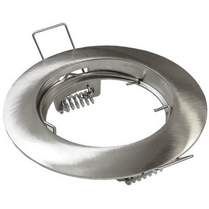 VITO 80mm Anneau de support en nickel satiné pour spot encastré - Product Image 1
