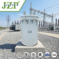 JZP Double Tension 120/240V 240/480V Monophasé Poteau Transformateur Distribution Pour Rural Ou Industrie Légère