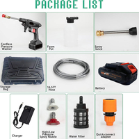Alat Cuci Mobil Portabel Nirkabel Kapasitas Pembersihan Lebih Tinggi Pistol Semprot Tekanan Tinggi Baterai Lithium