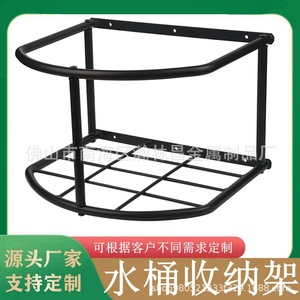 Soporte para cubos de agua y alimento para caballos, de metal resistente, para montar en la pared, 15x13x10 pulgadas, multiusos para ganado - Product Image 3