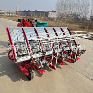 Repiqueuse de riz diesel autoportée à une roue, 6 rangs, type 178, haute vitesse, pour semis uniformes, utilisation agricole sur le terrain - Product Image 1