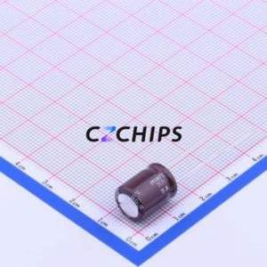 ตัวเก็บประจุแบบอิเล็กโทรไลต์อะลูมิเนียมแบบ Through-Hole รุ่น EKMG250ELL471MJC5S ขนาด D10xL12.5 มม. 470uF 20% 25V 5 มม. - Product Image 2