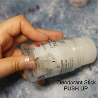 Conteneur rond en plastique pour déodorant, 30g 50g 75g, 50 pièces