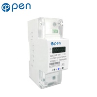 Compteur d'énergie intelligent WiFi monophasé Tuya 65A, rail DIN, minuterie, moniteur de consommation d'énergie, compteur kWh, compteur de puissance, 110V -230V 50/60Hz