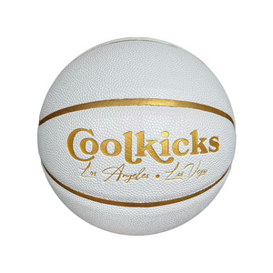 Ballon de basket-ball de haute qualité, taille 7, couleur blanche, pour enfants et jeunes, en cuir PU durable, pour l'entraînement en salle et les jeux - Product Image 2