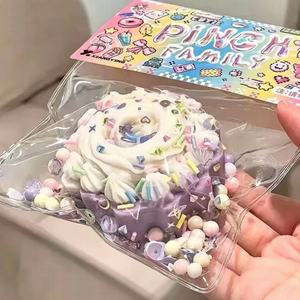 ของเล่นบีบ Taba Squishy รูปโดนัท เค้ก ทำจาก TPR ของเล่นบีบนุ่มนิ่มทำมือ ของเล่นบีบ Taba Squishy รูปอุ้งเท้าแมว - Product Image 1