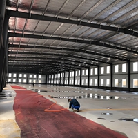 Structure en acier pour bâtiments industriels préfabriqués, hangars et entrepôts, de qualité supérieure, à faible coût et conçus pour ateliers.