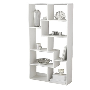 Modern <strong>8</strong> <strong>Cube</strong> Bookcase White Book Shelving Display Storage Wooden Book <strong>Shelf</strong> - Product Image 1