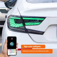 Conjunto de Luces Traseras con Intermitentes Secuenciales RGB Plug-and-Play y DRL para Honda Accord de 10ª Generación 2018-2022
