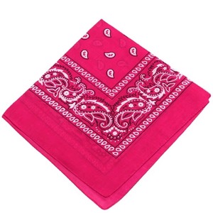 กระเป๋าผ้าโพกหัวลาย Paisley ผ้าฝ้ายสีส้มสีขาวออกแบบได้ตามต้องการ