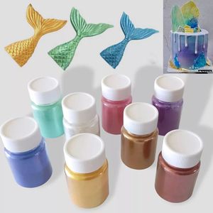 Perles scintillantes de qualité alimentaire, poussière lustrée, paillettes métalliques comestibles pour la décoration de gâteaux de boulangerie, boissons - Product Image 1